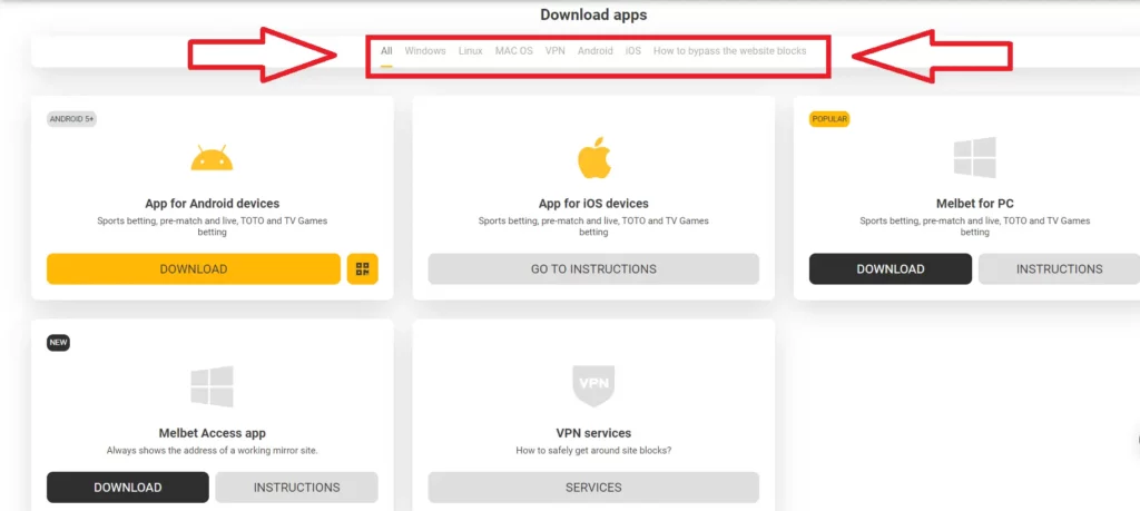 Register with Melbet Bangladesh Via Mobile Device